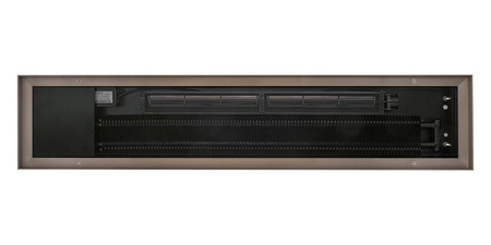 DUOVENT 80 L-1500 - wąski grzejnik podłogowy kanałowy, głębokość 8cm, wentylator 24 V