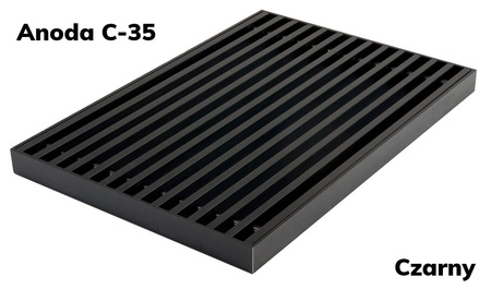 Podest aluminiowy szer. 21 cm, rozstaw szczebli 7 mm; do grzejników DUOVENT, MINIVENT