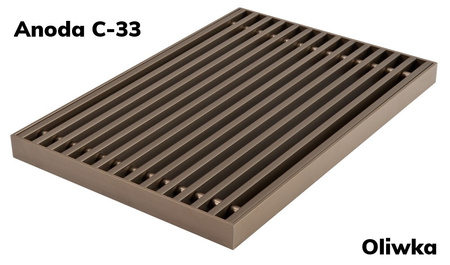 Podest aluminiowy szer. 30 cm, rozstaw szczebli 7 mm; do grzejników TRIOVENT, TETRAVENT, OKTOVENT, QUATTROVENT