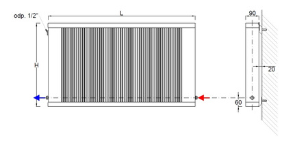 Grzejnik SOLLARIUS 6/170