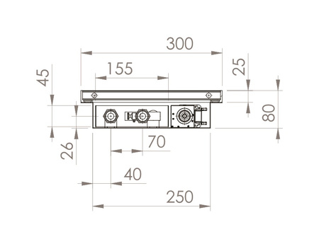 TRIOVENT  80; L-1250 z wentylatorem 24 V