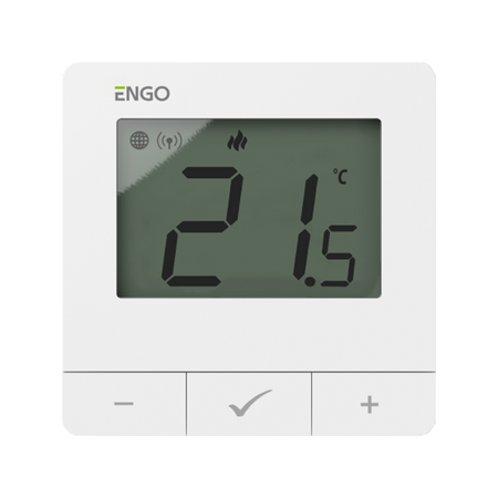 E25-230W - Regulator temperatury, 230V, biały, Internetowy, natynkowy ZigBee/868MHz