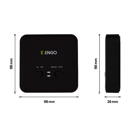 E901-WIFI - Regulator temperatury bezprzewodowy, Wi-Fi, Internetowy, biały, 868MHz, bateryjny