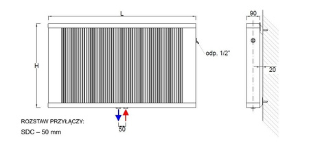 Grzejnik SOLLARIUS 6/170