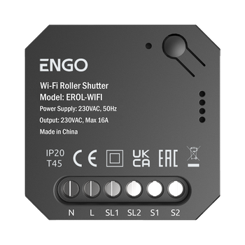 EROL-WIFI - Sterownik Rolet Wi-Fi do systemu ENGO Smart podtynkowy