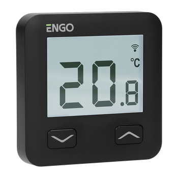 E10-MBUSB - Regulator temperatury, MODBUS, 230V, czarny, Internetowy, podtynkowy, Wi-Fi