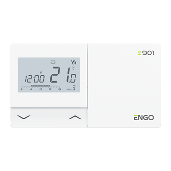 E901 - Regulator temperatury przewodowy, tygodniowy, elektroniczny