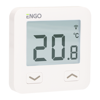 E10-MBUSW - Regulator temperatury, MODBUS, 230V, biały, Internetowy, podtynkowy, Wi-Fi