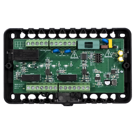 ECB2-230 - Integrator dwóch obiegów grzewczych z obsługą dodatkowej pompy głównej oraz źródła ciepła, 230V