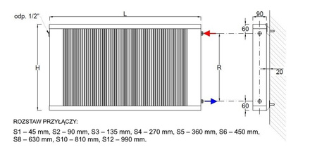 E-VENT 4/E/200 - dolnozasilany; wentylator 230V; termostat z kapilarą; RAL 9003; OUTLET