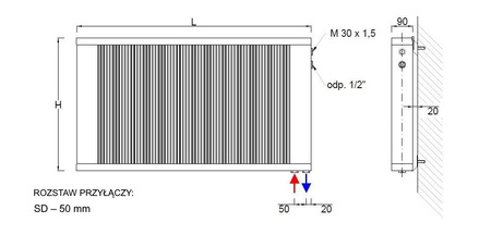 E-VENT SD6/E/160 wentylator 230V; kapilara; dolnozasilany; RAL 9003; OUTLET