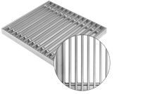 Podest aluminiowy szer. 35 cm, rozstaw szczebli 13mm; do grzejników DUO / QUATTRO