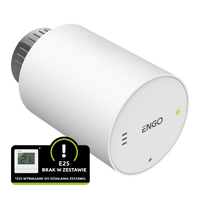 ETRV-M30 - Głowica grzejnikowa bezprzewodowa, elektroniczna M30x1,5, bateryjna, biała