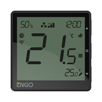 EFAN-24B - Regulator klimakonwektorów, 24V, czarny, Internetowy, podtynkowy , Wi-Fi